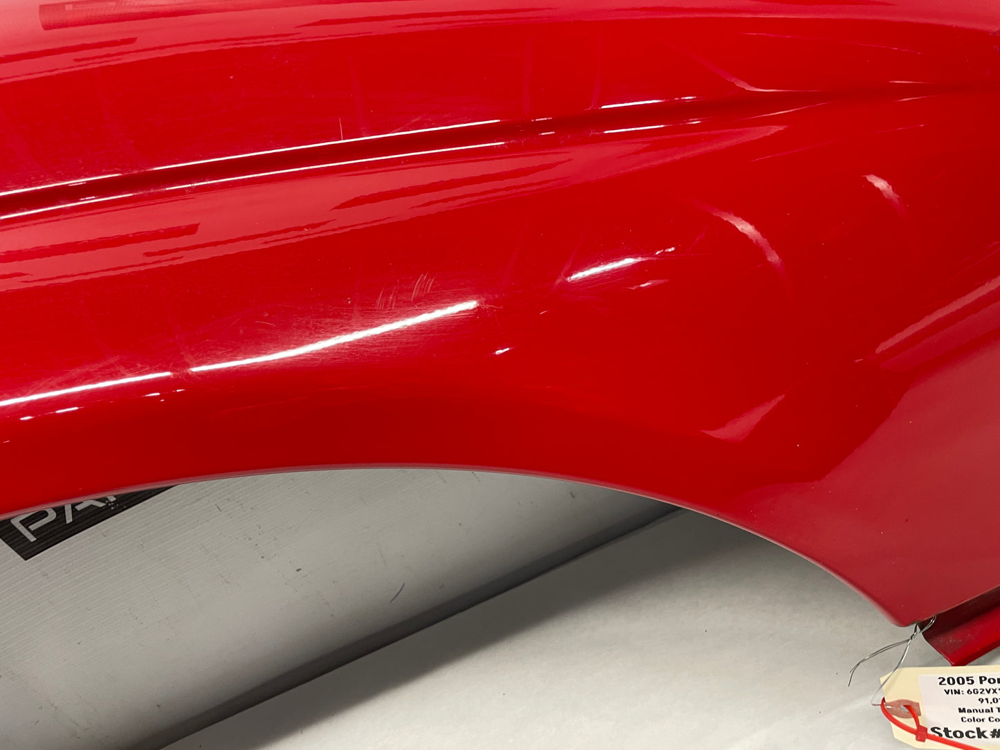 2005 Pontiac GTO RH Passenger Fender Red OEM