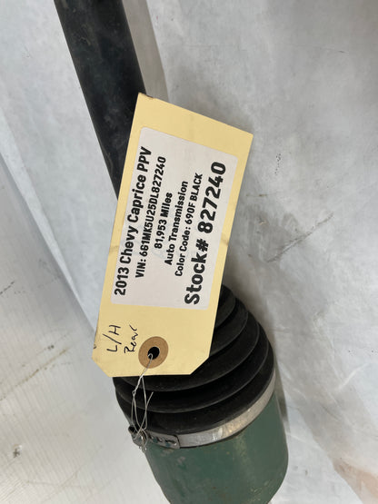 2013 Chevy Caprice PPV LH Driver Rear CV Axle Half Shaft OEM