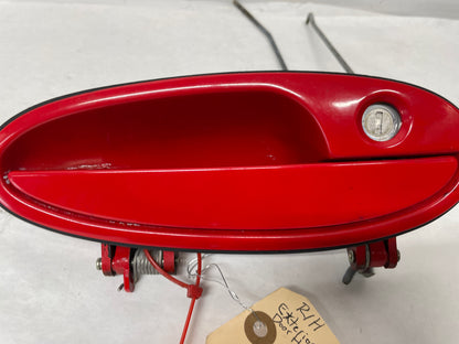 1999 Chevy C5 Corvette RH Passenger Exterior Door Handle Red OEM - Day's Parts Yard