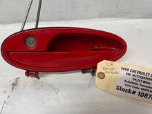 1999 Chevy C5 Corvette LH Driver Exterior Door Handle Red OEM - Day's Parts Yard