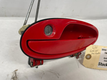 1999 Chevy C5 Corvette LH Driver Exterior Door Handle Red OEM - Day's Parts Yard
