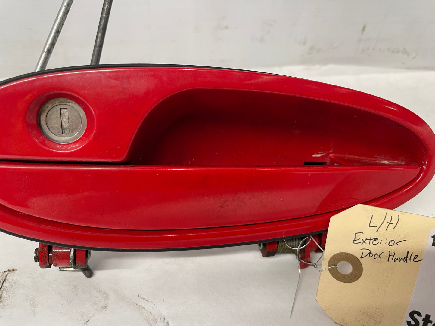 1999 Chevy C5 Corvette LH Driver Exterior Door Handle Red OEM - Day's Parts Yard