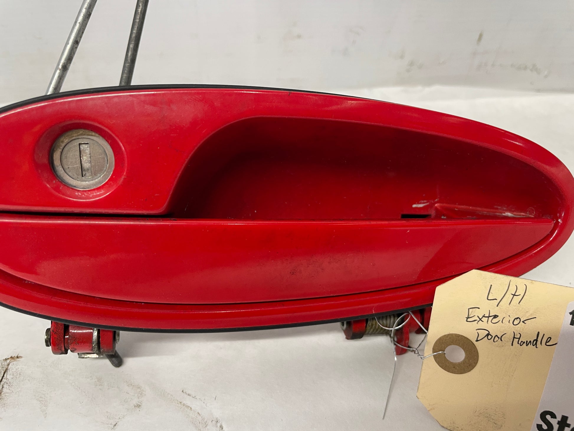 1999 Chevy C5 Corvette LH Driver Exterior Door Handle Red OEM - Day's Parts Yard