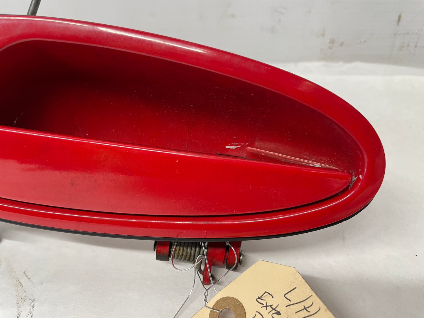 1999 Chevy C5 Corvette LH Driver Exterior Door Handle Red OEM - Day's Parts Yard