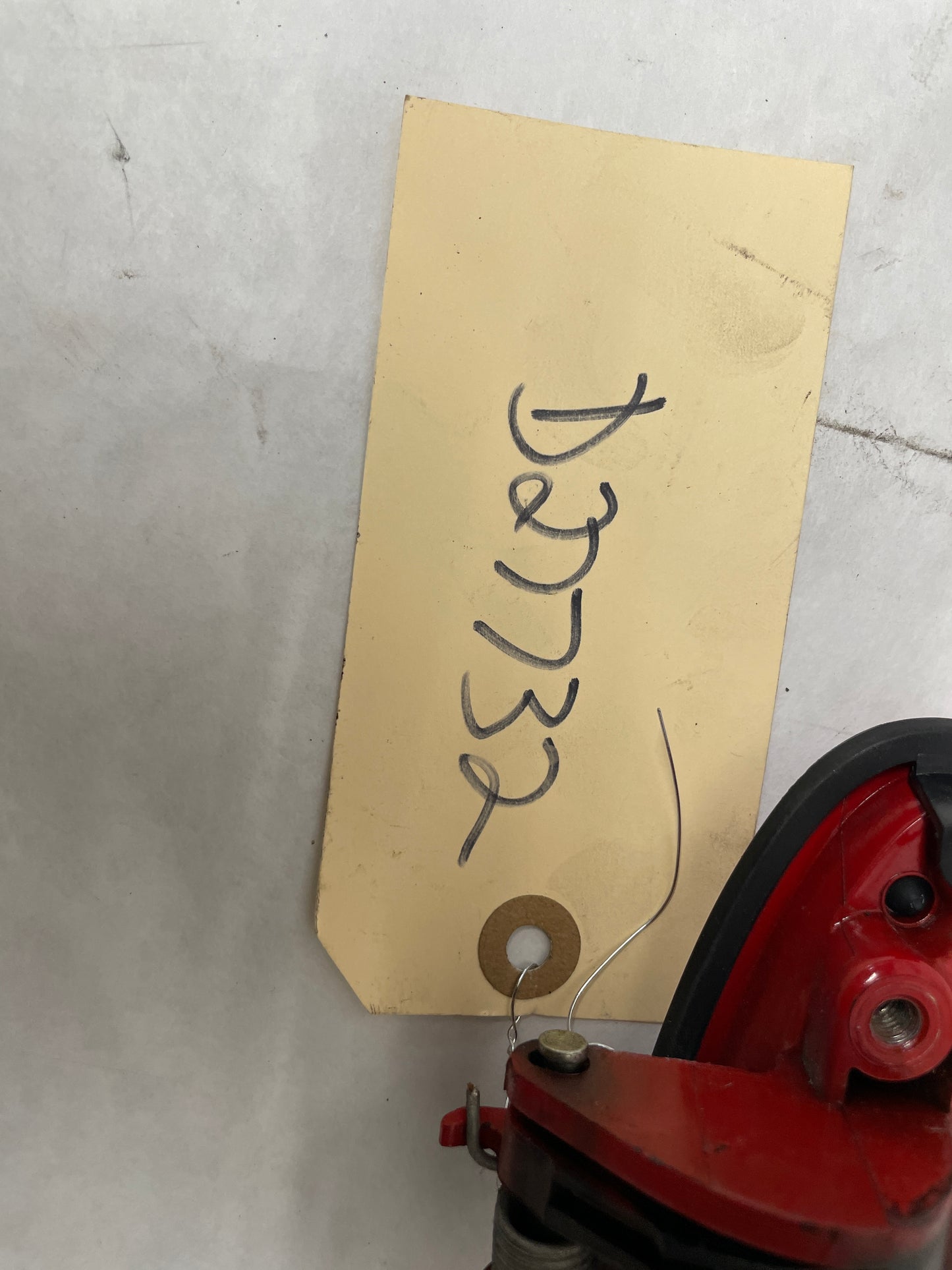 1999 Chevy C5 Corvette LH Driver Exterior Door Handle Red OEM - Day's Parts Yard