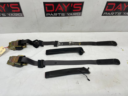 2000 Chevy Camaro Z28 Front Seatbelt Seat Belts Retractors w/ Buckles Holders Ebony OEM - Day's Parts Yard