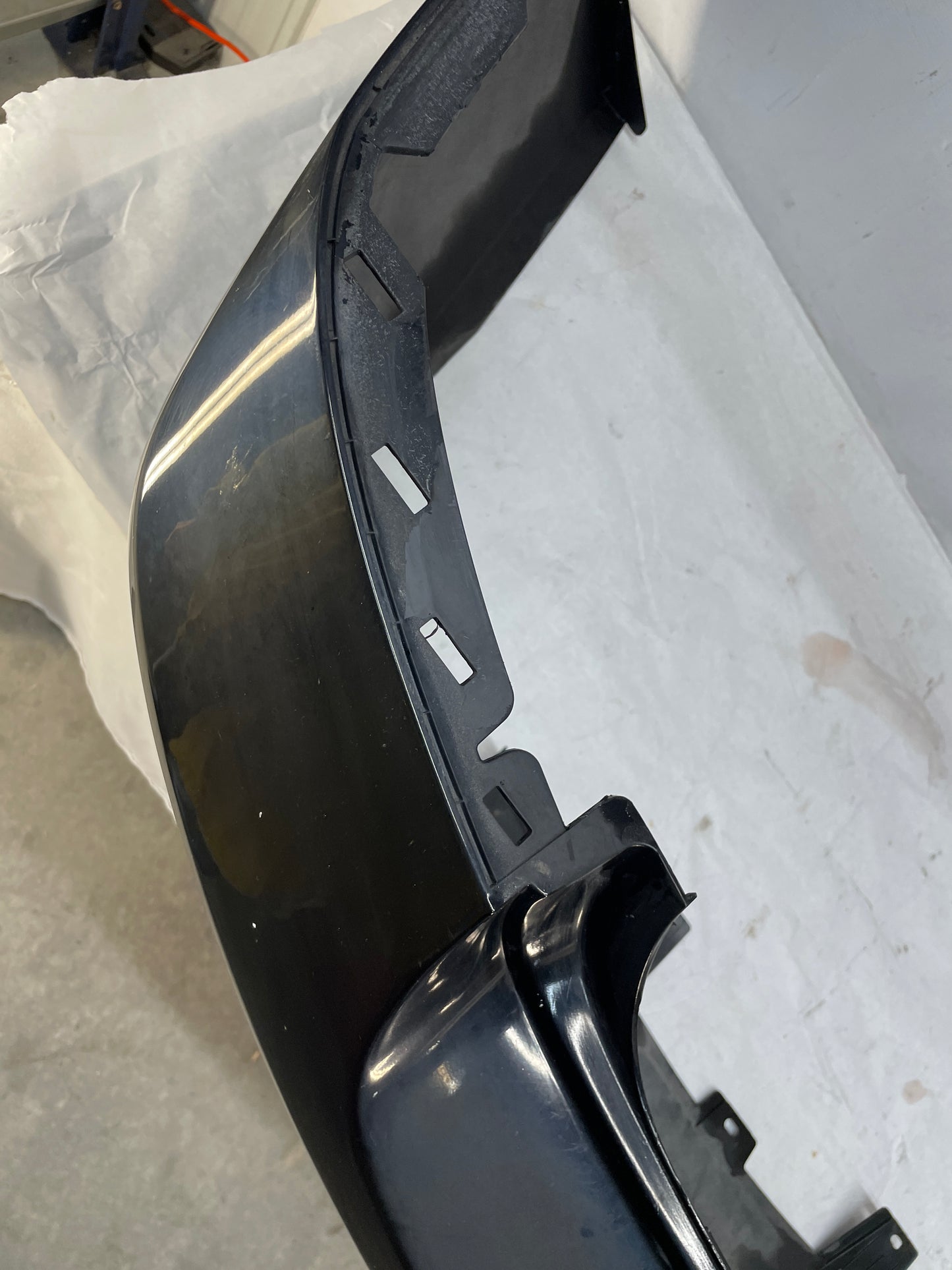 2013 Chevy Caprice PPV Rear Bumper Cover Black OEM