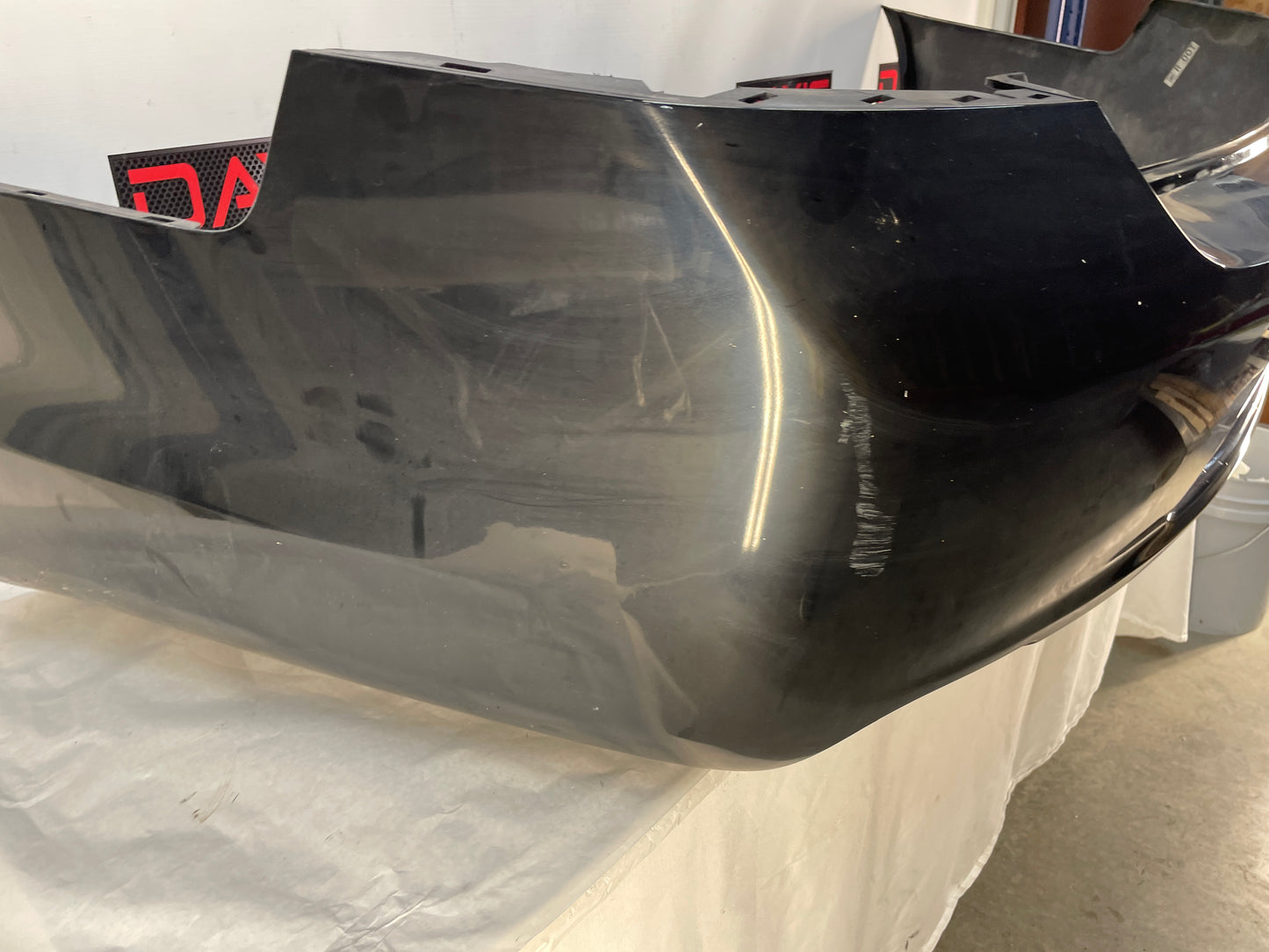 2013 Chevy Caprice PPV Rear Bumper Cover Black OEM