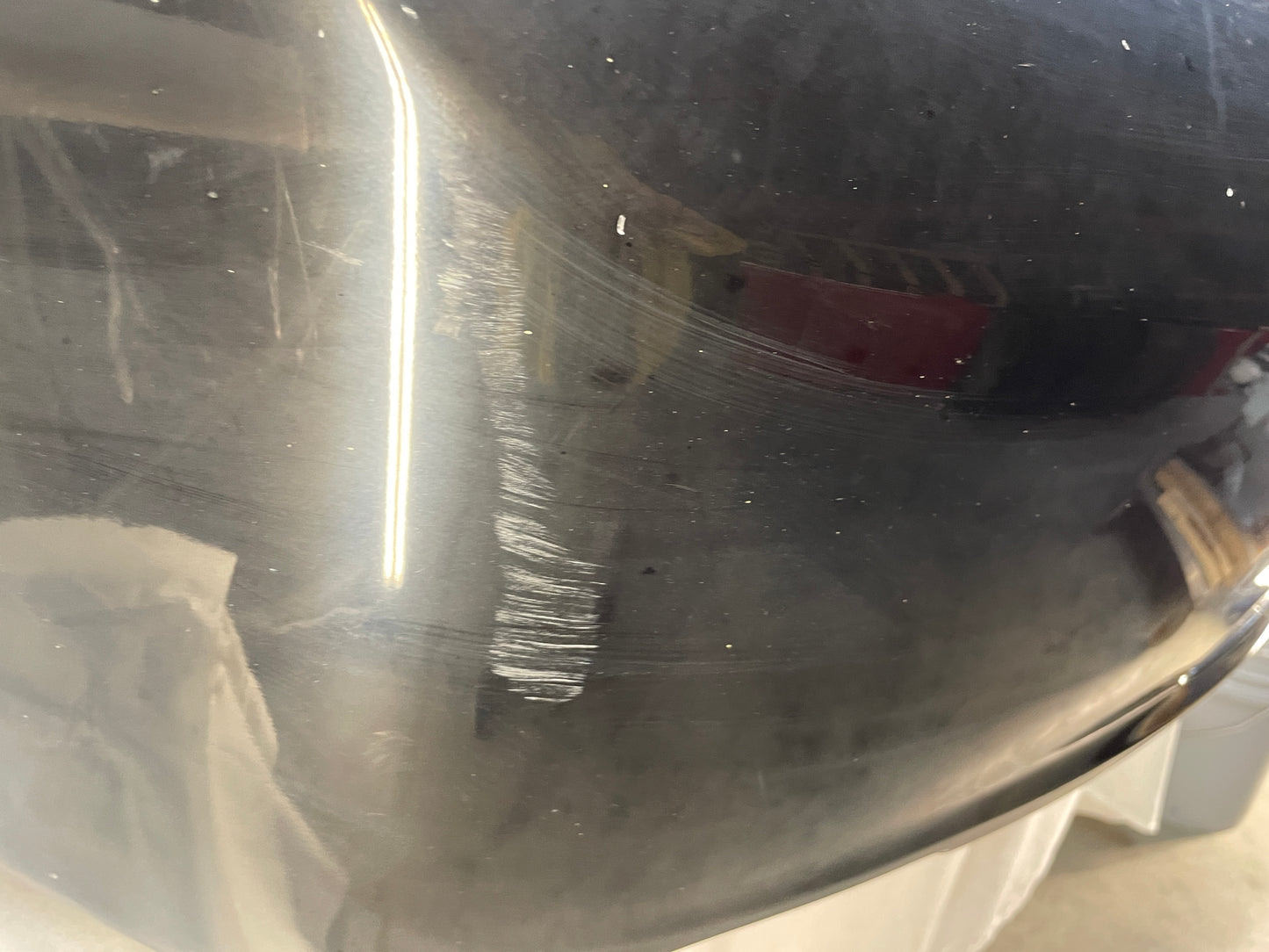 2013 Chevy Caprice PPV Rear Bumper Cover Black OEM