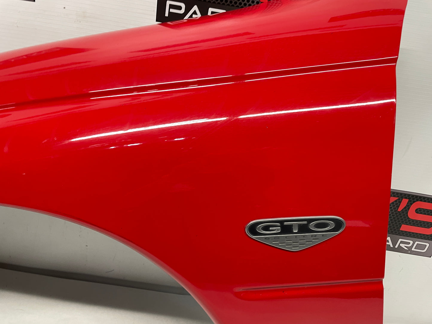 2005 Pontiac GTO LH Driver Front Fender Red OEM