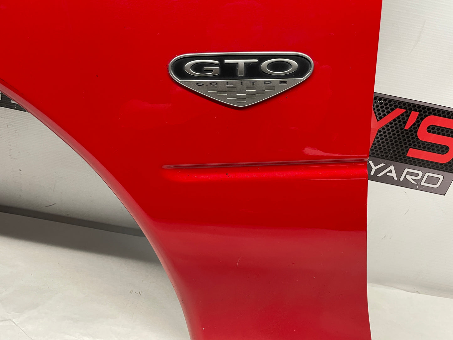2005 Pontiac GTO LH Driver Front Fender Red OEM