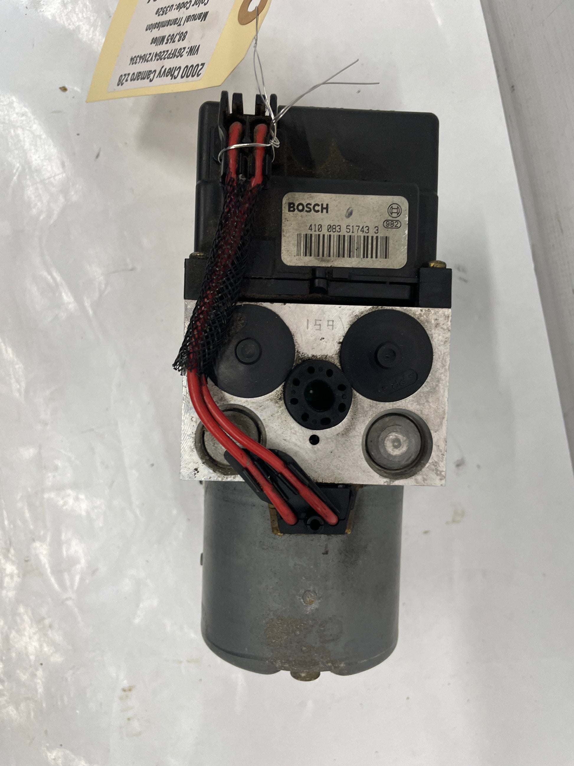 2000 Chevy Camaro SS Z28 ABS Anti Lock Brake Control Block Pump Module Valve OEM - Day's Parts Yard