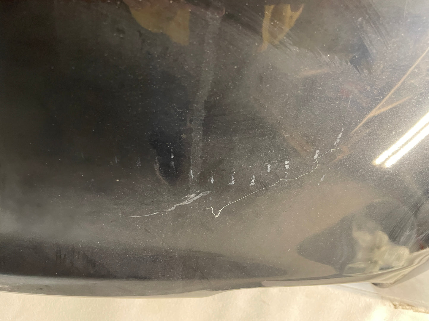 2013 Chevy Caprice PPV Rear Bumper Cover Black OEM