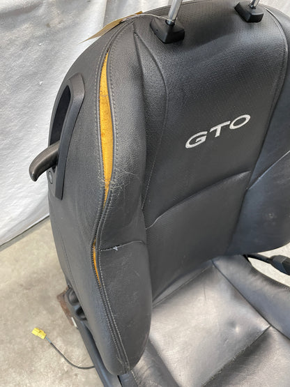 2005 Pontiac GTO Seats Fronts and Rears Black Leather OEM