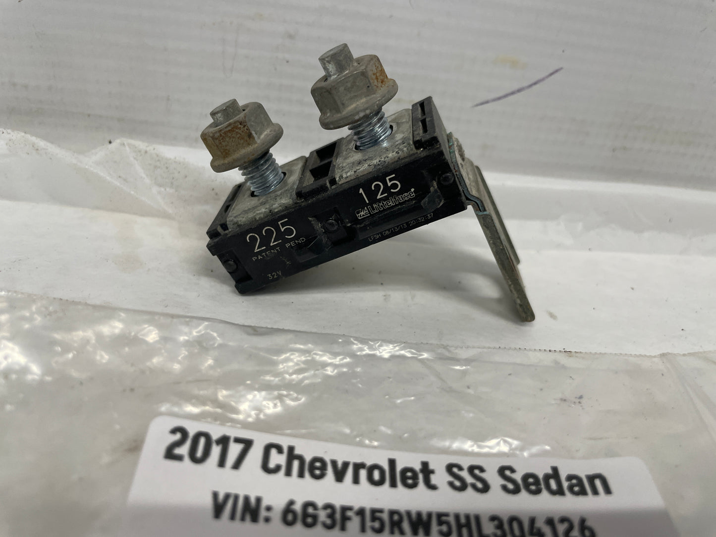 2017 Chevy SS Sedan Jump Starter Post Positive Battery Circuit Fuse OEM