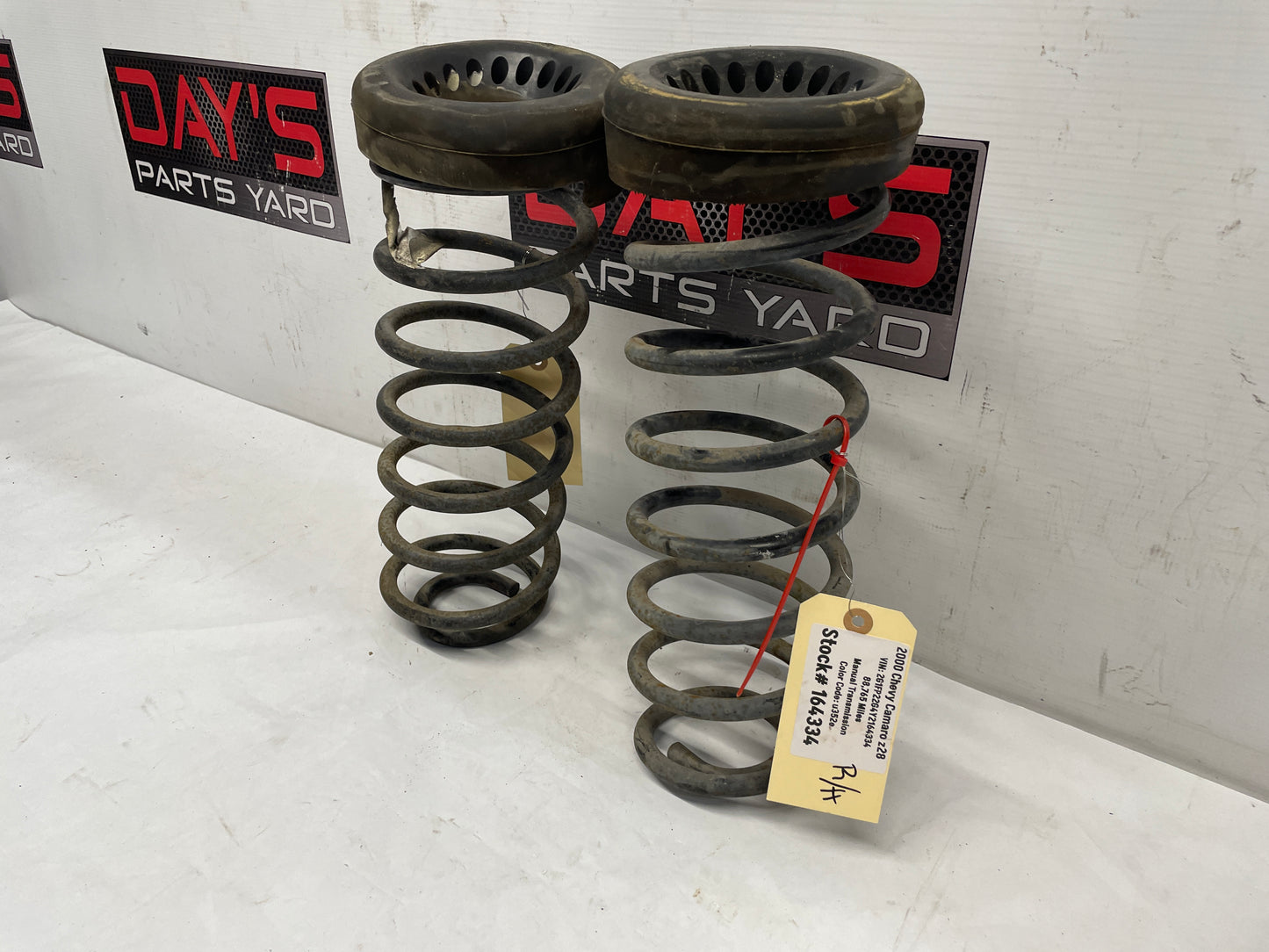 2000 Chevy Camaro SS Z28 Rear Suspension Coil Springs OEM - Day's Parts Yard