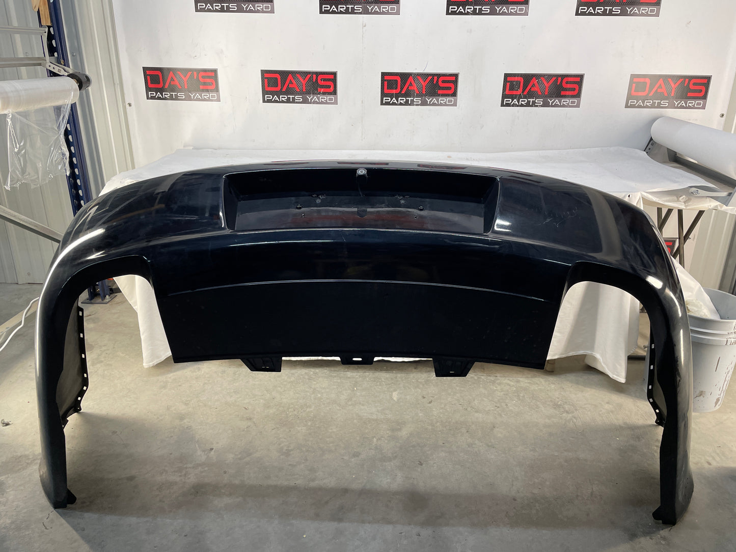 2013 Chevy Caprice PPV Rear Bumper Cover Black OEM