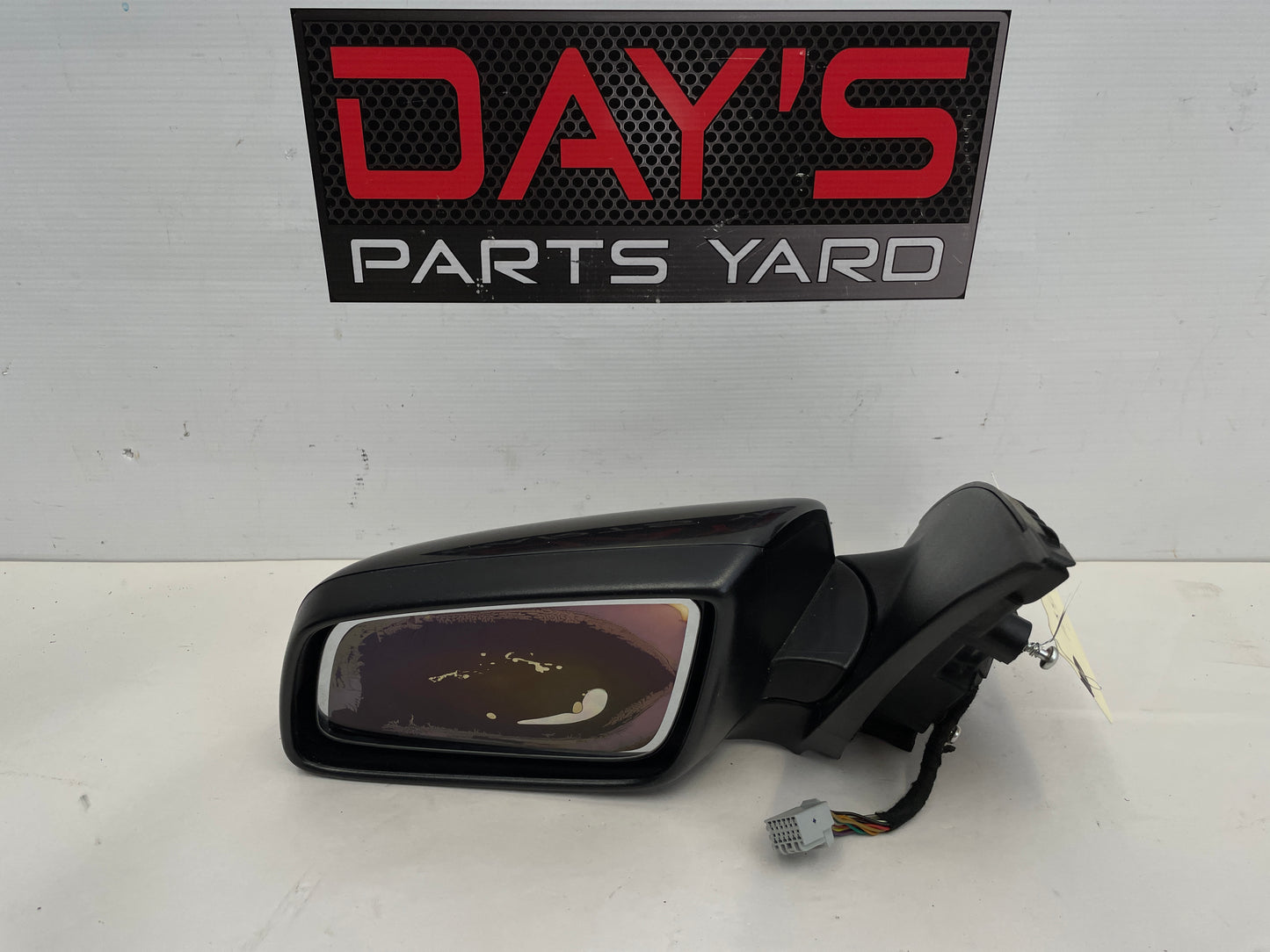 2014 Chevy SS Sedan LH Driver Exterior Mirror w/ Lane Change Assist Black OEM - Day's Parts Yard