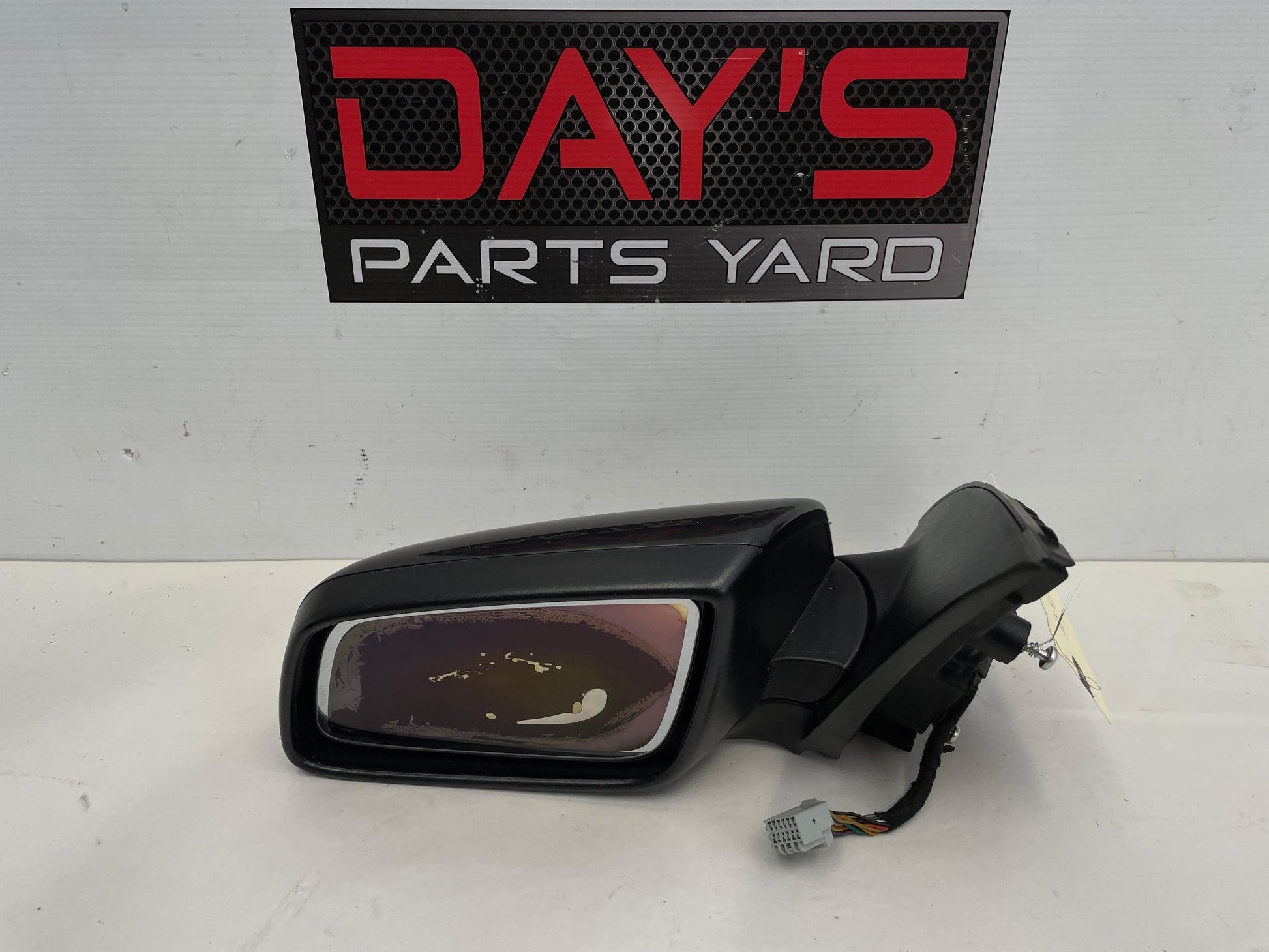 2014 Chevy SS Sedan LH Driver Exterior Mirror w/ Lane Change Assist Black OEM - Day's Parts Yard