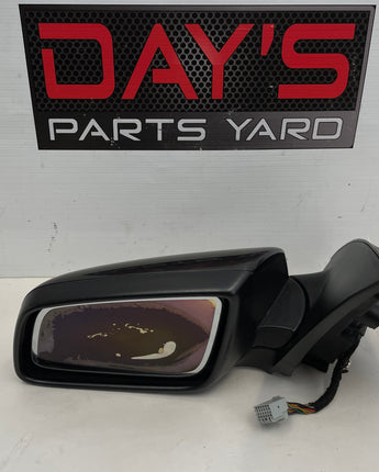 2014 Chevy SS Sedan LH Driver Exterior Mirror w/ Lane Change Assist Black OEM