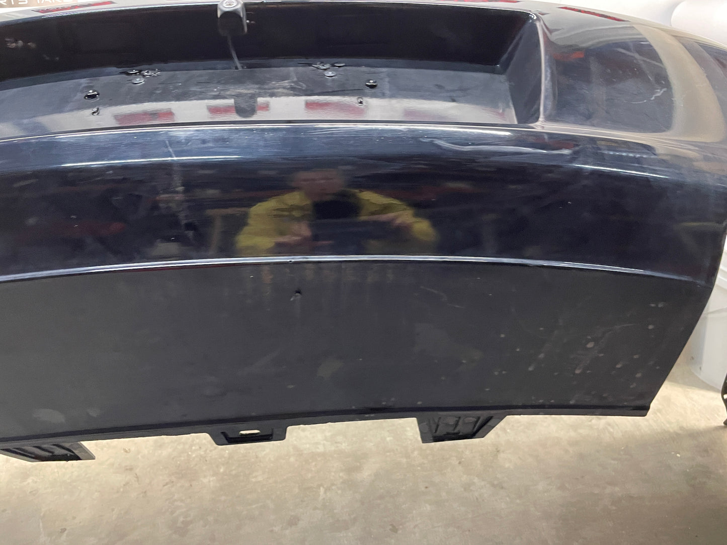 2013 Chevy Caprice PPV Rear Bumper Cover Black OEM