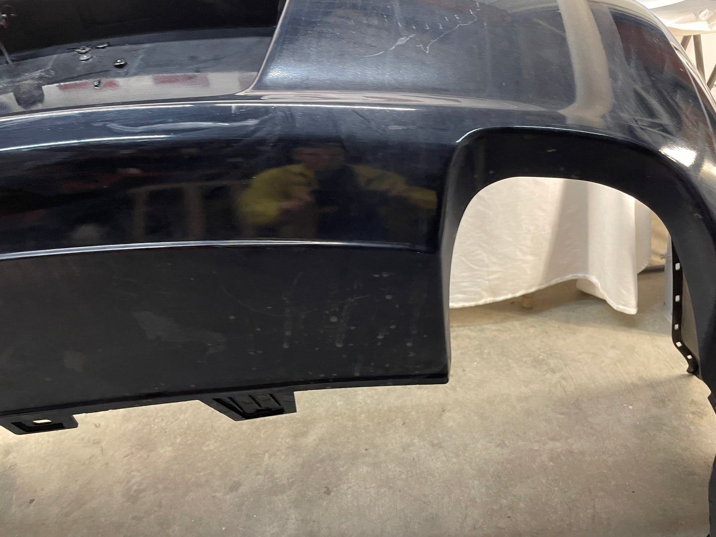 2013 Chevy Caprice PPV Rear Bumper Cover Black OEM