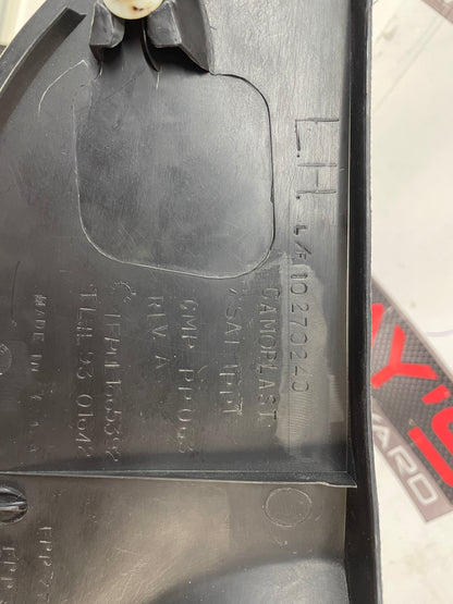 2001 Pontiac Trans AM WS6 LH Driver Rear Hatch Cargo Trunk Side Panel Trim Ebony OEM