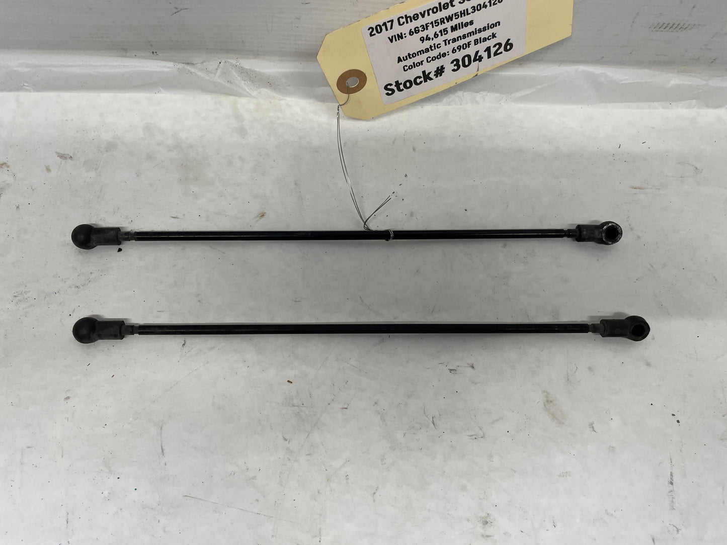 2017 Chevy SS Sedan Front Headlamp Ride Height Linkage Arm Set OEM
