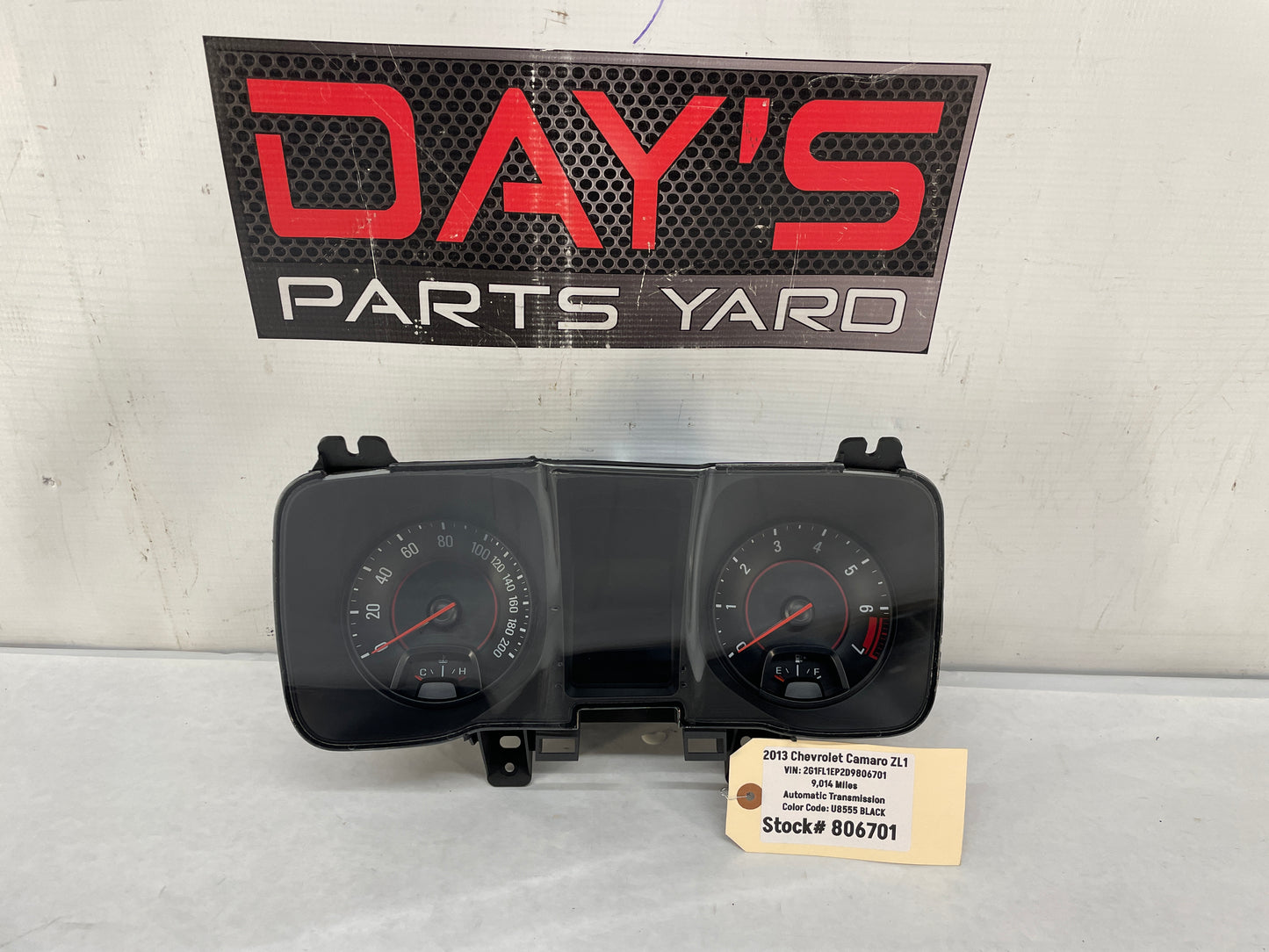 2013 Chevy Camaro ZL1 Speedometer Instrument Panel Gauge Cluster OEM 9k Miles - Day's Parts Yard
