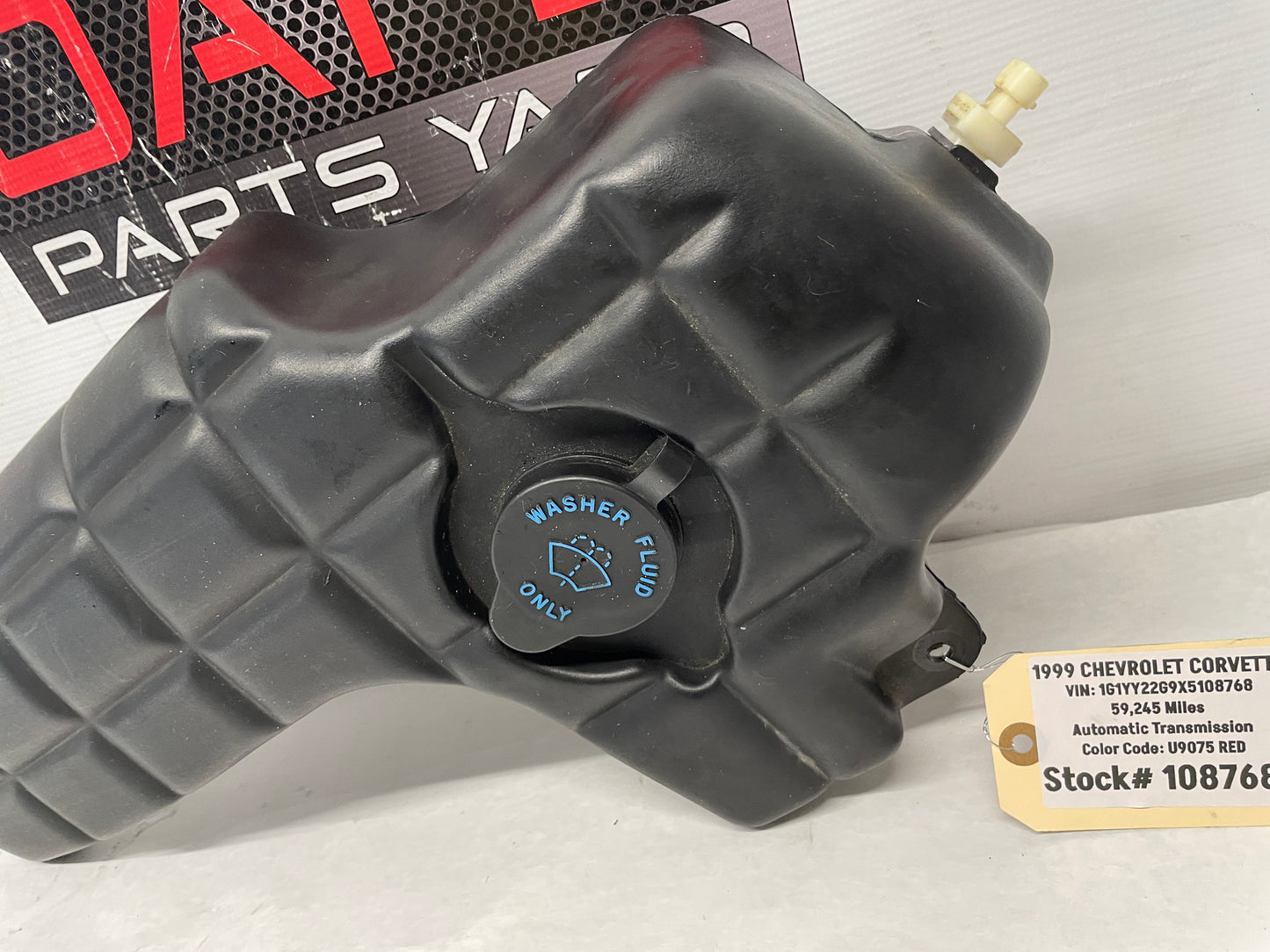 1999 Chevy C5 Corvette Windshield Washer Fluid Reservoir Tank Bottle OEM - Day's Parts Yard