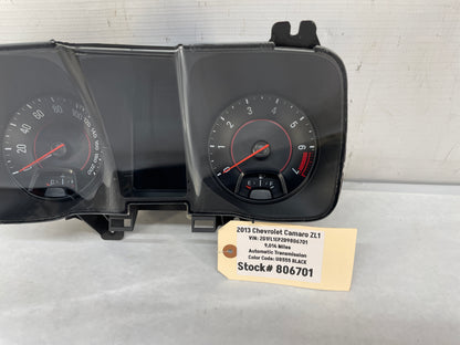 2013 Chevy Camaro ZL1 Speedometer Instrument Panel Gauge Cluster OEM 9k Miles - Day's Parts Yard