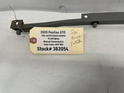 2005 Pontiac GTO Rear Bumper Brackets Guides Set 3 pc OEM - Day's Parts Yard