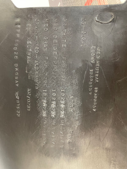 2001 Pontiac Trans AM WS6 RH Passenger Rear Hatch Cargo Trunk Side Panel Trim Ebony OEM