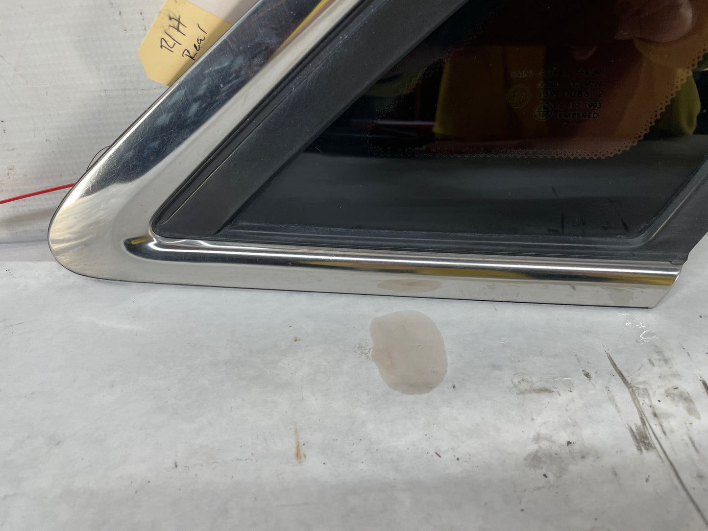 2013 Chevy Caprice PPV RH Passenger Rear Quarter Window Glass OEM