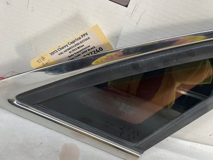 2013 Chevy Caprice PPV RH Passenger Rear Quarter Window Glass OEM