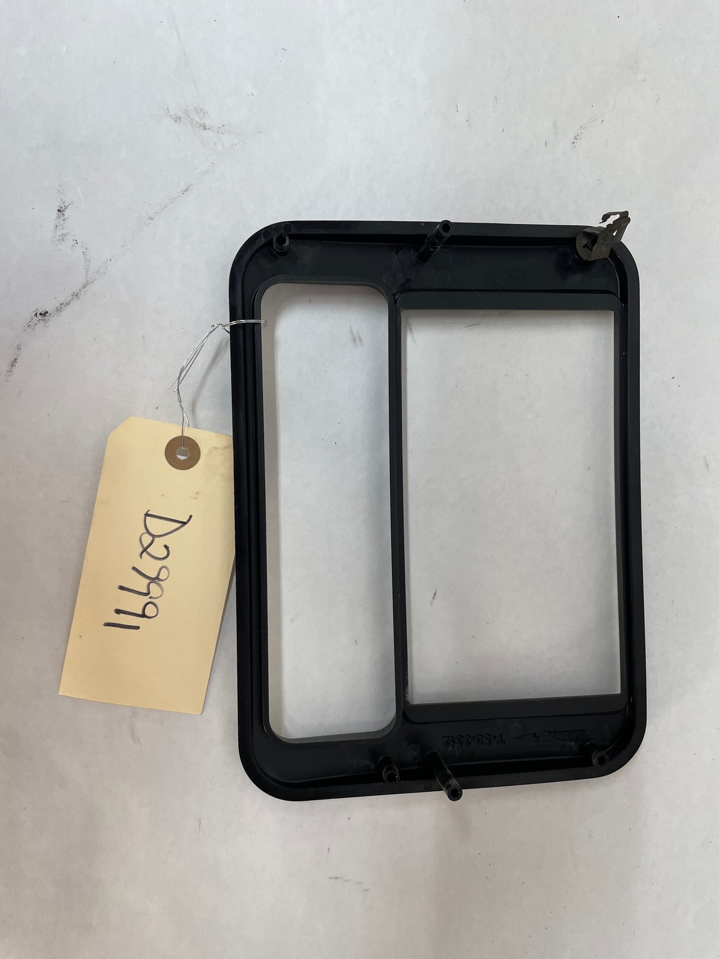 2001 Pontiac Firebird Trans AM WS6 Radio Climate Control Dash Bezel Trim Ebony OEM - Day's Parts Yard