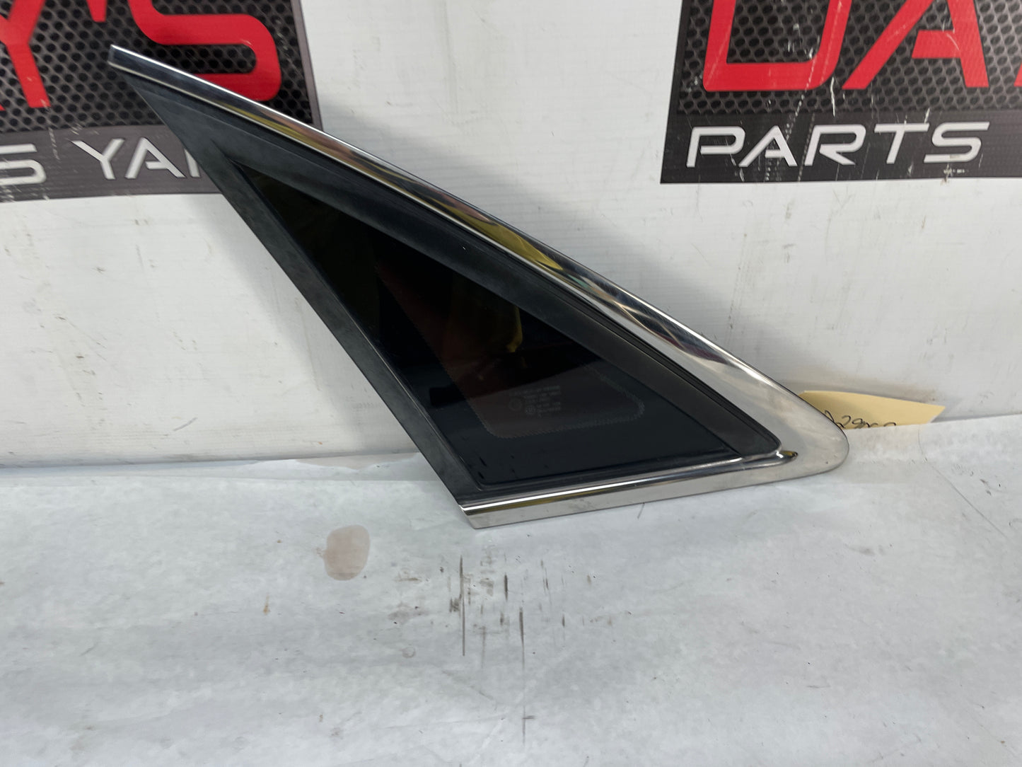 2013 Chevy Caprice PPV LH Driver Rear Quarter Window Glass OEM