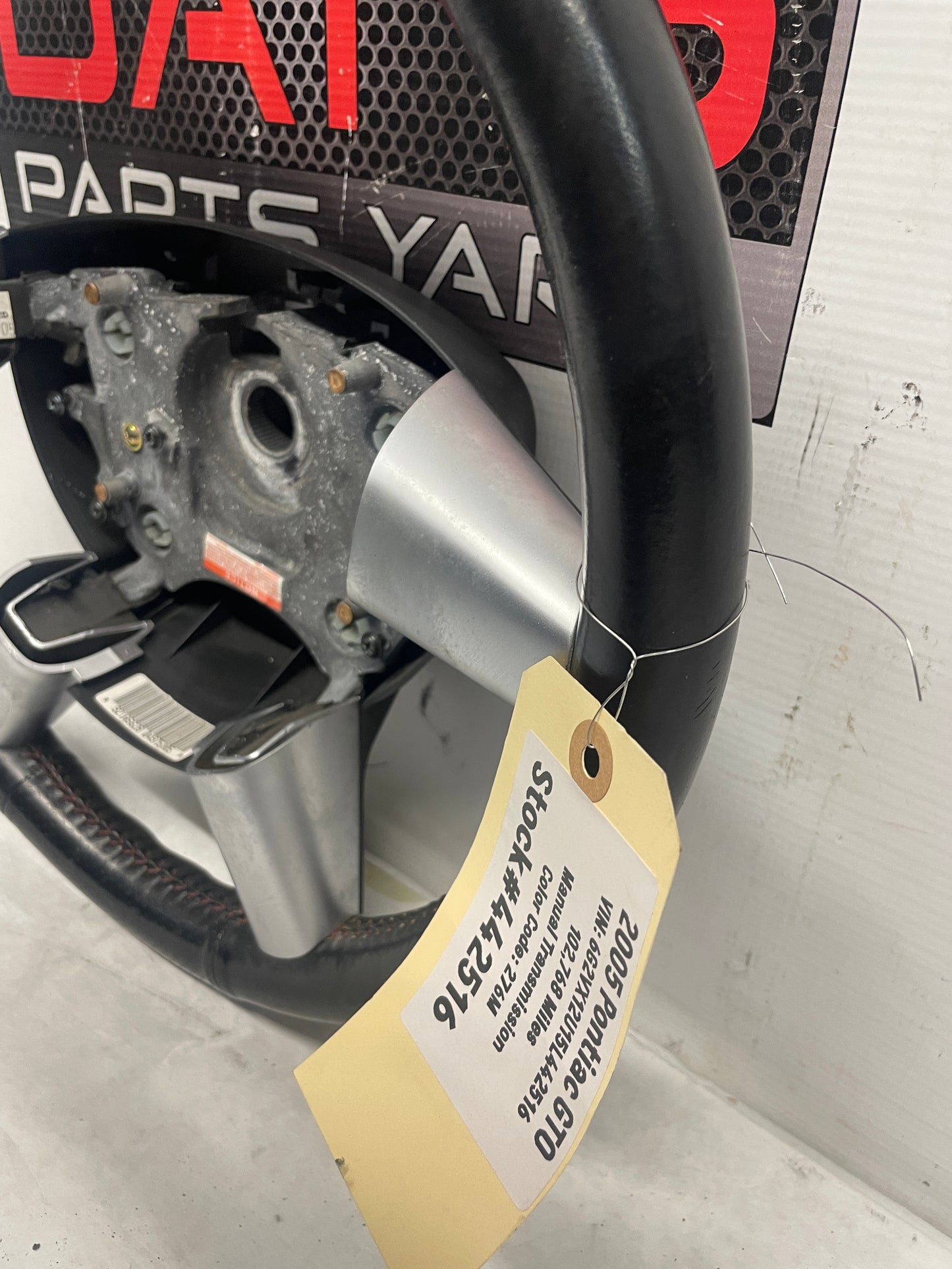 2005 Pontiac GTO Steering Wheel OEM - Day's Parts Yard