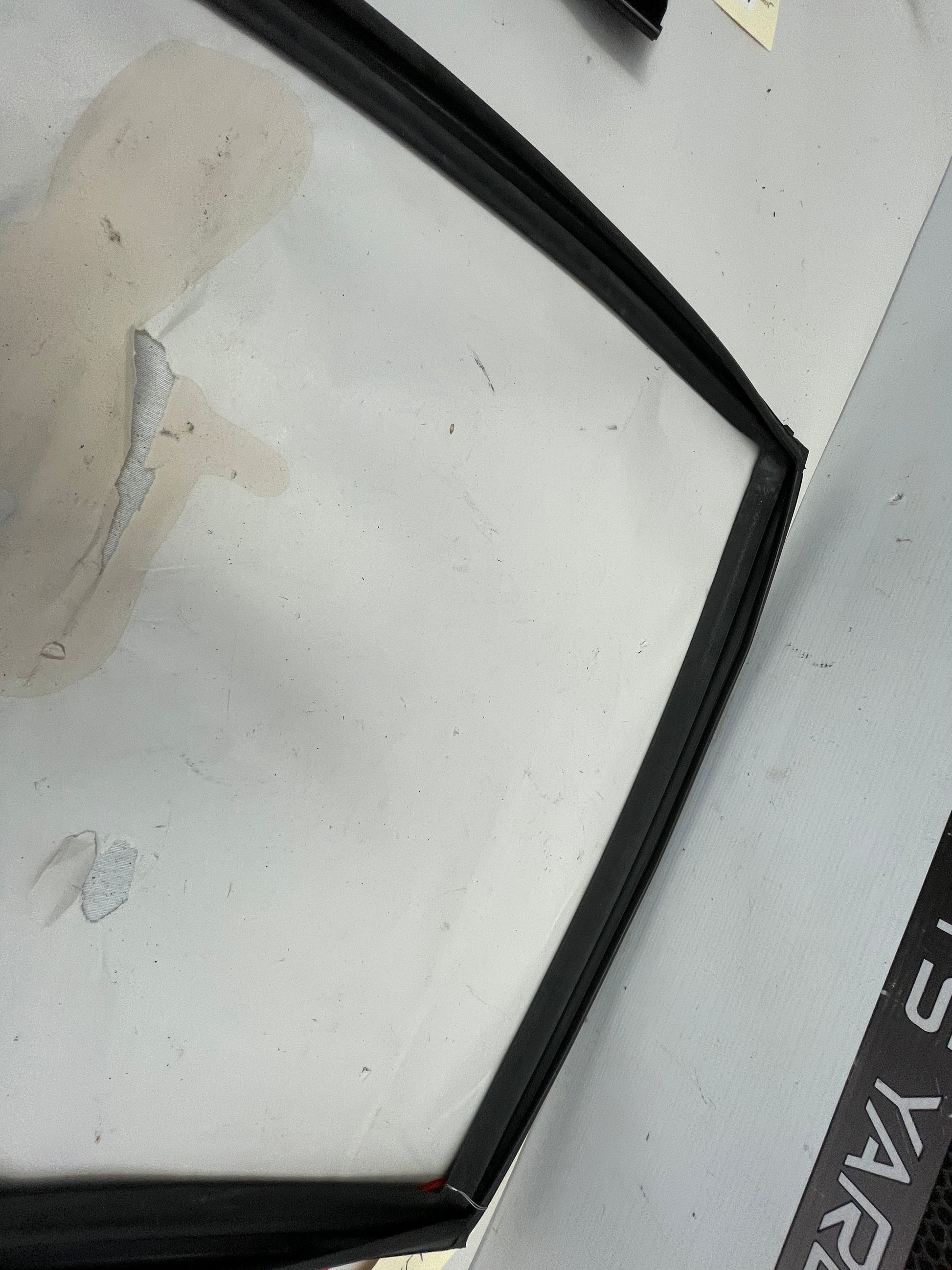 2014 Chevy SS Sedan Rear RH Passenger Door Window Weather Strip Rubber Seal OEM - Day's Parts Yard