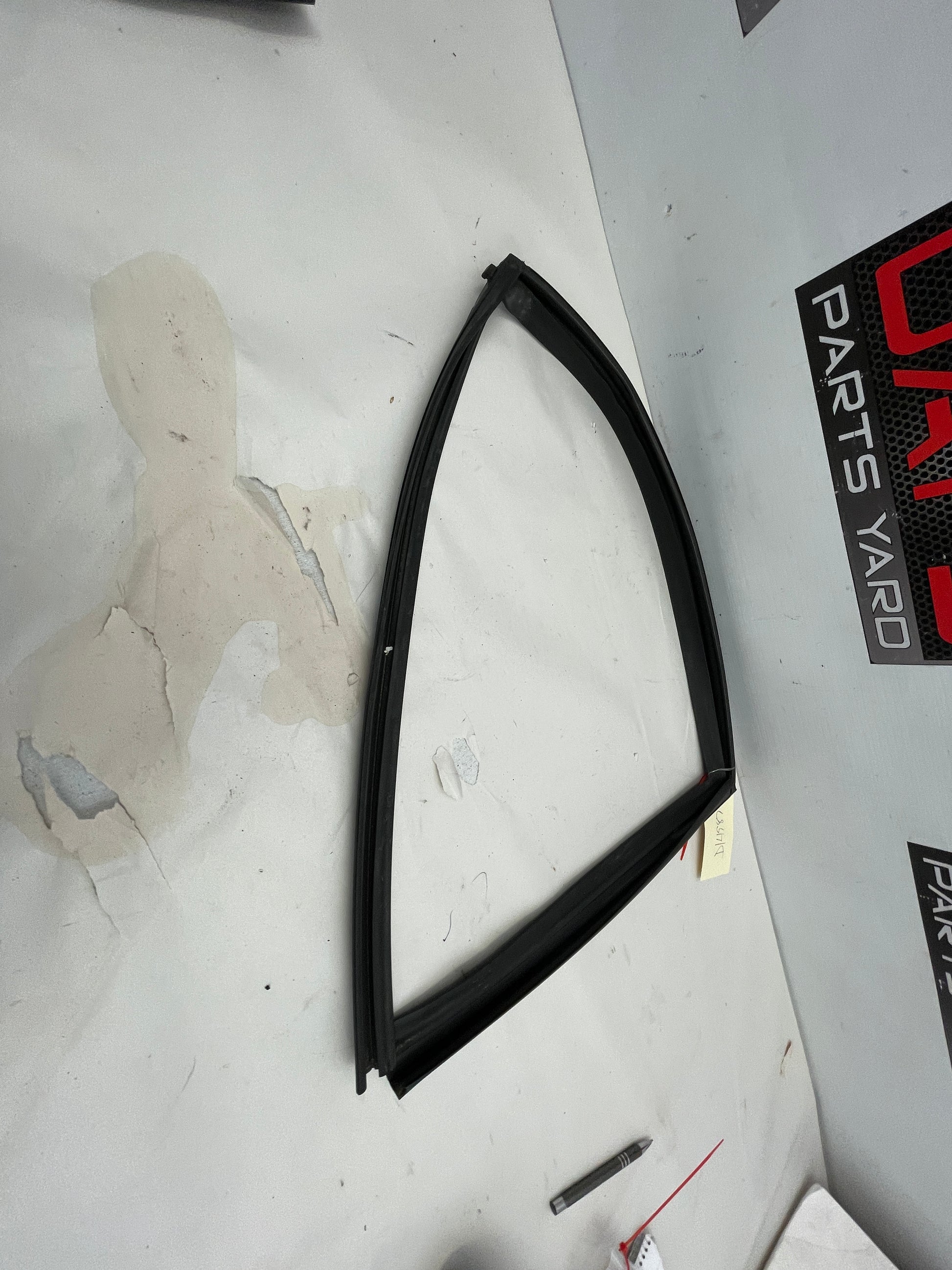2014 Chevy SS Sedan Rear RH Passenger Door Window Weather Strip Rubber Seal OEM - Day's Parts Yard