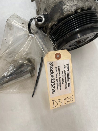 2009 Pontiac G8  AC A/C Air Conditioner Compressor OEM - Day's Parts Yard