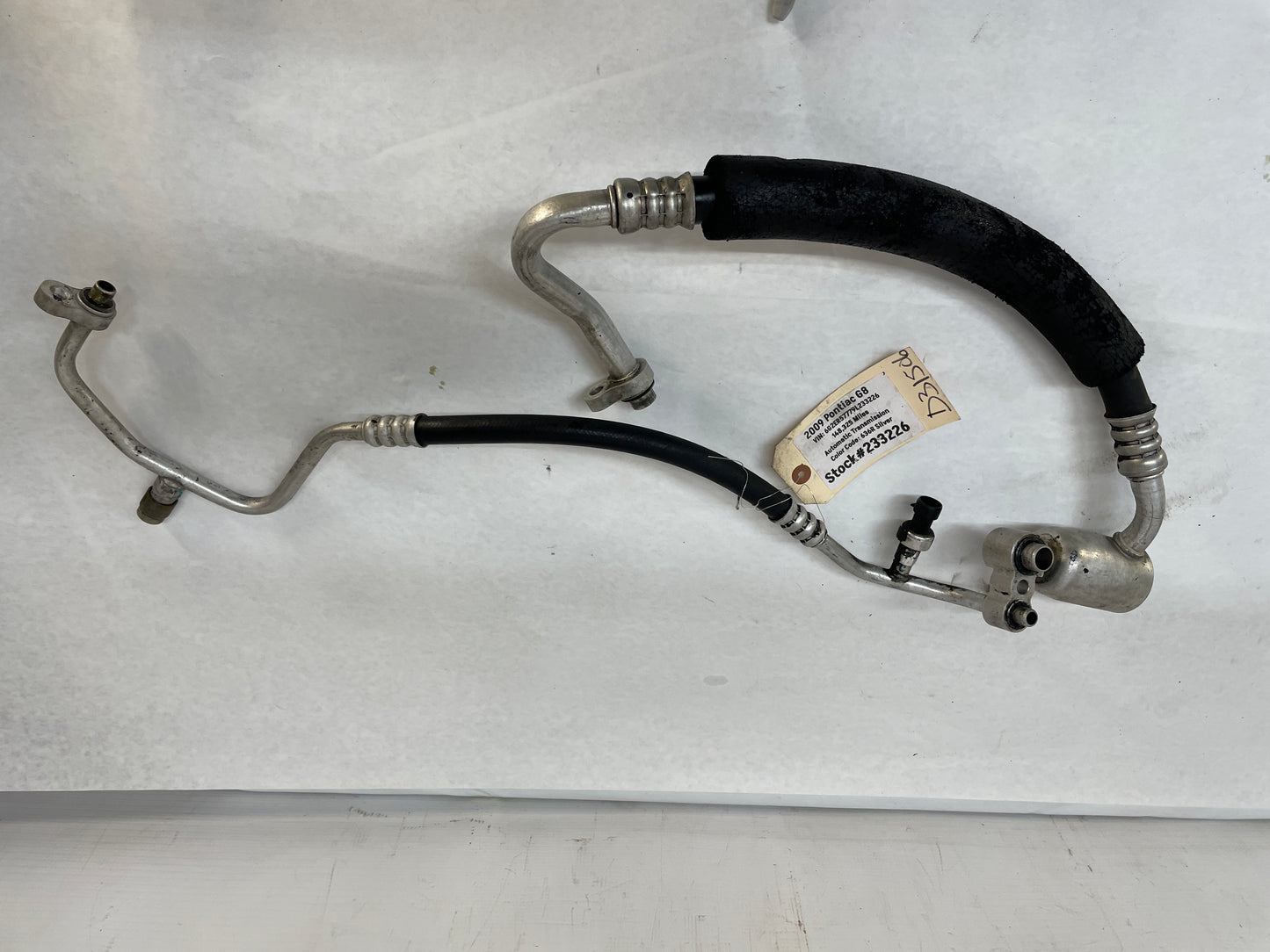 2009 Pontiac G8 AC Air Conditioner Compressor Manifold Line Hose Tube OEM - Day's Parts Yard