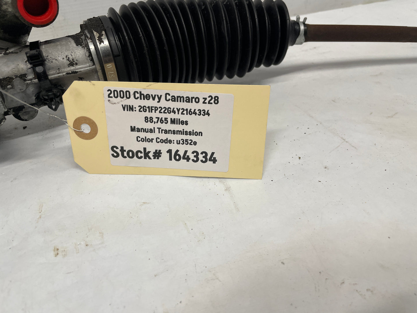 2000 Chevy Camaro Z28 Power Steering Rack and Pinion Gear OEM - Day's Parts Yard