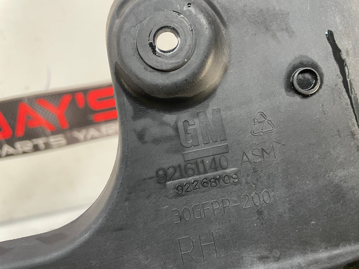 2013 Chevy Caprice PPV RH & LH Rear Bumper Guide Brackets Supports Mounts OEM