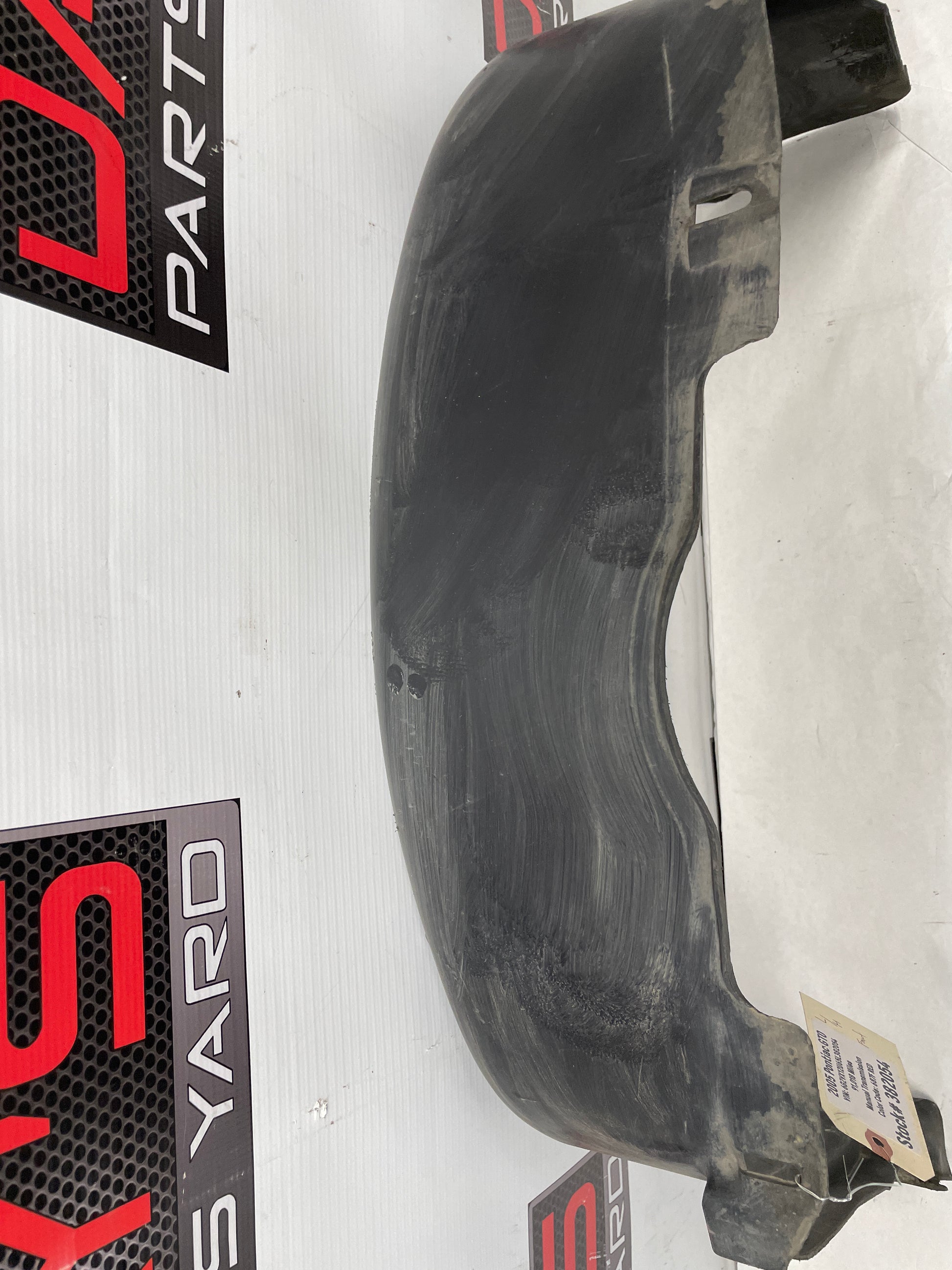 2005 Pontiac GTO LH Driver Front Fender Wheel Well Liner OEM - Day's Parts Yard