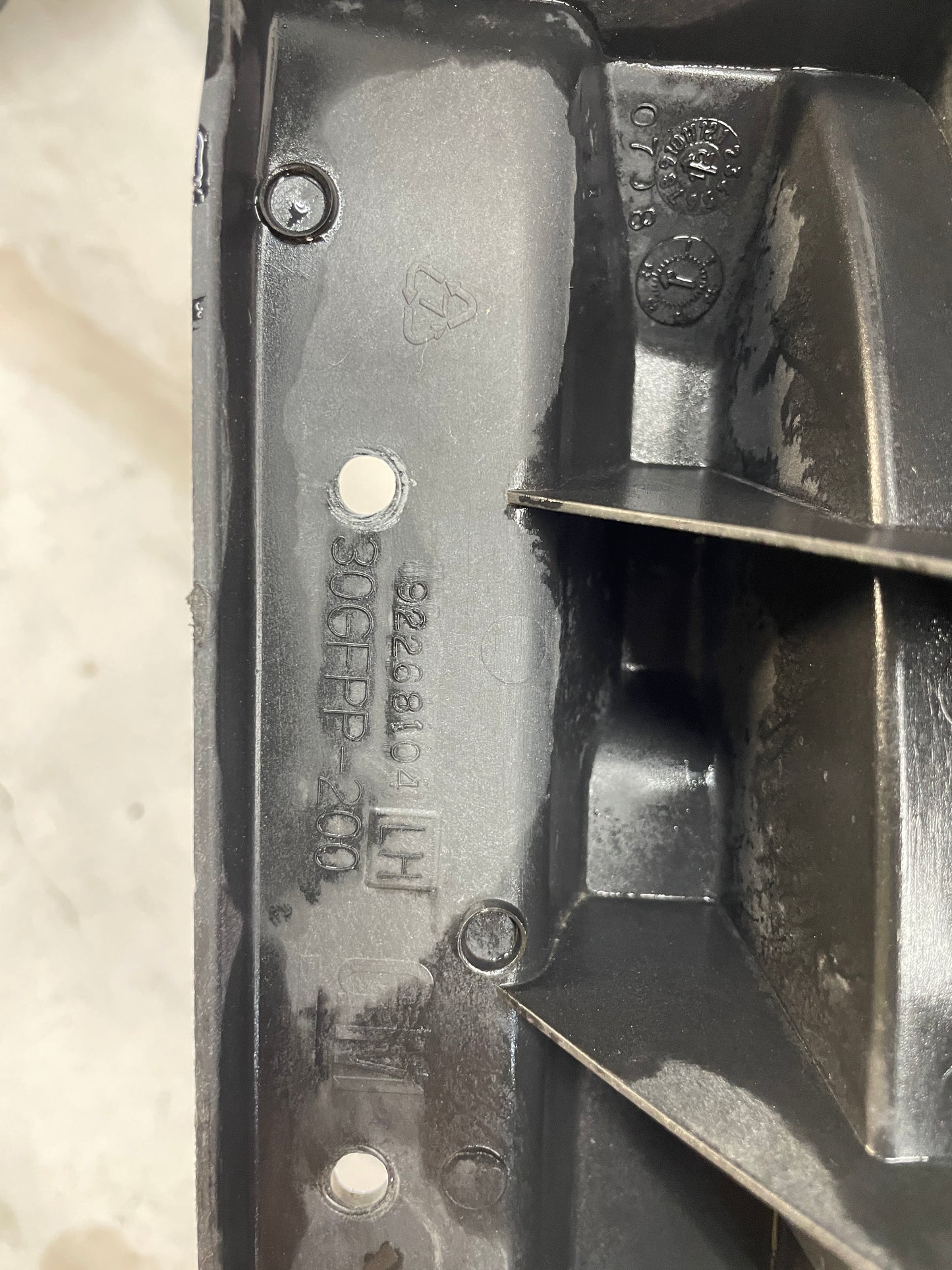 2013 Chevy Caprice PPV RH & LH Rear Bumper Guide Brackets Supports Mounts OEM