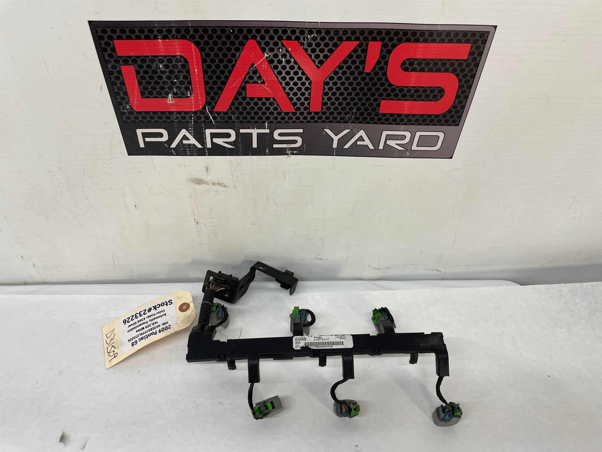 2009 Pontiac G8 Fuel Injector Harness OEM - Day's Parts Yard