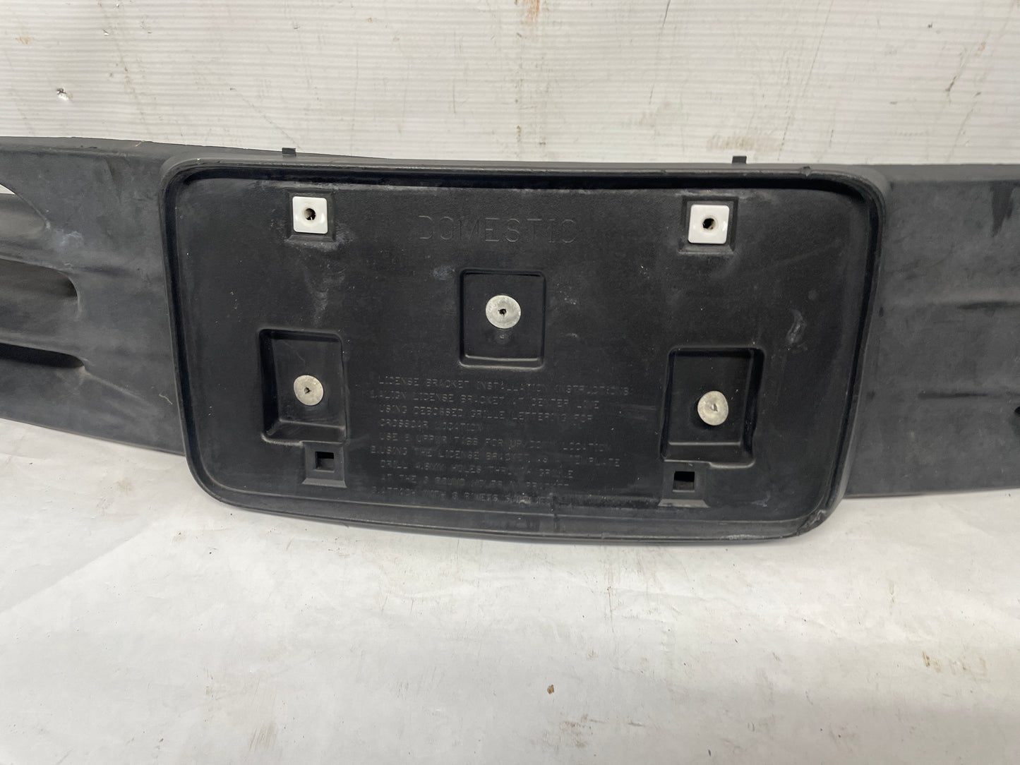 2000 Chevy Camaro Z28 Front Bumper Grille Insert w/ License Plate Bracket OEM - Day's Parts Yard