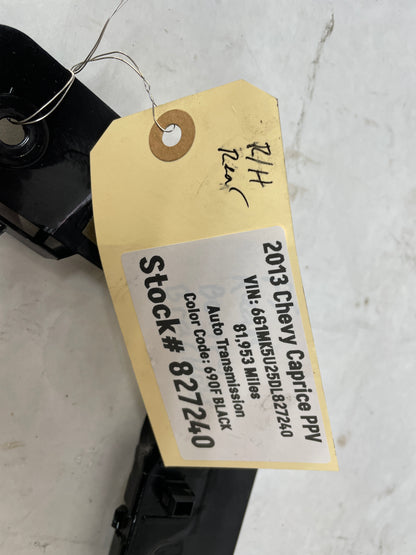 2013 Chevy Caprice PPV RH & LH Rear Bumper Guide Brackets Supports Mounts OEM