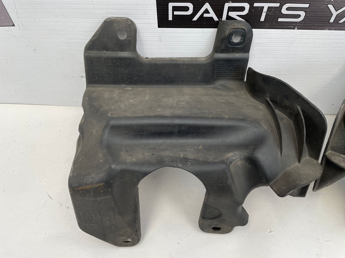 2014 Chevy SS Sedan RH & LH Rubber Splash Shield Covers OEM - Day's Parts Yard